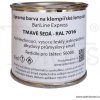 Barvy na kov Brons Opravná barva 50 ml - tmavě šedá - RAL 7016