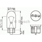 Bosch W5W W2,1x9,5d 12V 5W | Zboží Auto