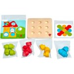 Lucy & Leo hra s velkými kolíky a předlohami barevná mozaika – Hledejceny.cz