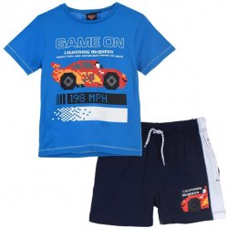 Sun City chlapecké tričko kraťasy Cars auta modrý