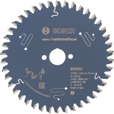 Bosch Pilový kotouč Expert for Laminated Panel; 140 x 20 x 1,8 mm, 42 2608644126 – Hledejceny.cz