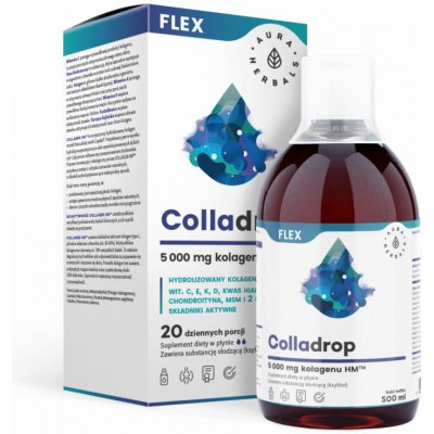 Aura Hebals Colladrop Flex Kolagen HM 5 000 mg 500 ml