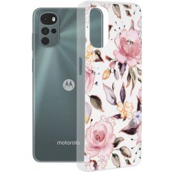 Pouzdro Techsuit - Marble Series Motorola Moto G60 Chloe bílé