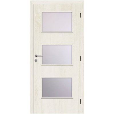 Solodoor Etta 6, 80 P, 850 × 1985 mm, fólie, pravé, Andorra white, prosklené 282060505821