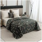 Textilomanie Přehoz na postel OAK DEER, tmavě zelený 170 x 210 cm – Zboží Dáma