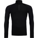 Ortovox MERINO 185 LONG SLEEVE ZIPPER black raven – Zboží Mobilmania