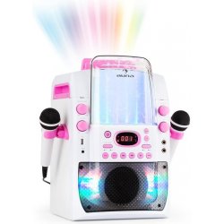 Auna Kara Liquida BT karaoke zařízení bílá růžový