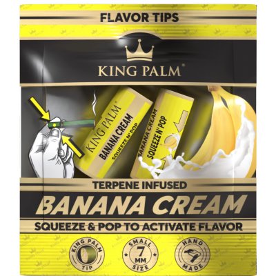 King Palm ochucené filtry Banana Cream 2 ks – Zbozi.Blesk.cz