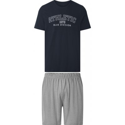 esmara Men pánské pyžamo navy modrá / šedá – Hledejceny.cz