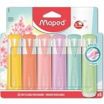 Maped Fluo Peps Quality 6 různých pastelových barev 742558 – Hledejceny.cz