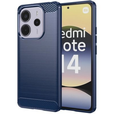 Techsuit Pouzdro Carbon Shield pro Xiaomi Redmi Note 14 4G modrá – Zboží Živě