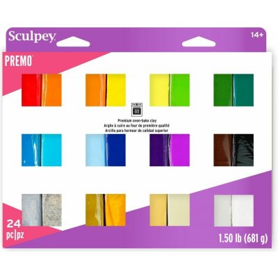 Sculpey PREMO sada 681g 24 barev - 1 sada – Hledejceny.cz