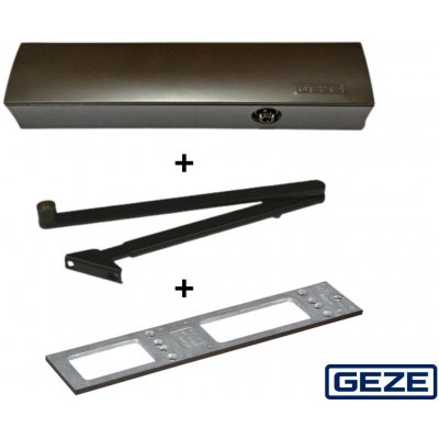 Geze TS 4000 bez aretace bez montážní desky tmavý bronz – Sleviste.cz
