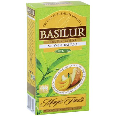Basilur Tea Magic Melon & Banana 25 x 1,5 g – Zbozi.Blesk.cz