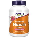 Now Foods Niacin 250 mg Flush Free 180 veg kapslí – Hledejceny.cz
