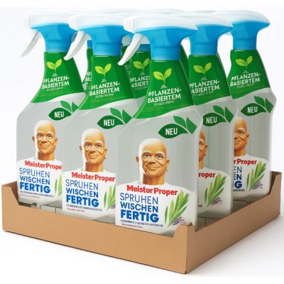 Mr.Proper čistič na sklo Rozmarýn a Levandule10 x 800 ml – Zboží Dáma