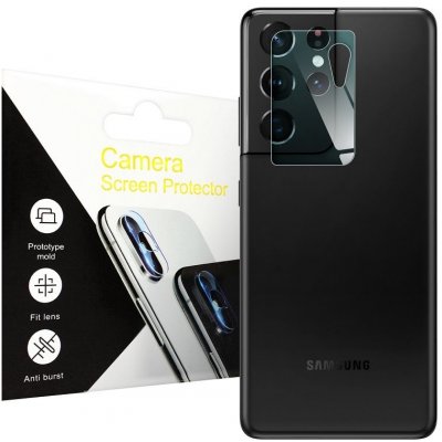 S-Glass Tvrzené sklo na fotoaparát Camera Cover Samsung Galaxy S21 Ultra – Sleviste.cz