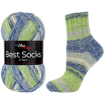 Vlna-hep Příze Best socks 4-fach - ponožková - vlna Best socks: 7334