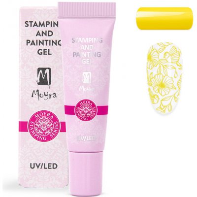 Moyra Stamping Painting gel č.02 Yellow – Hledejceny.cz