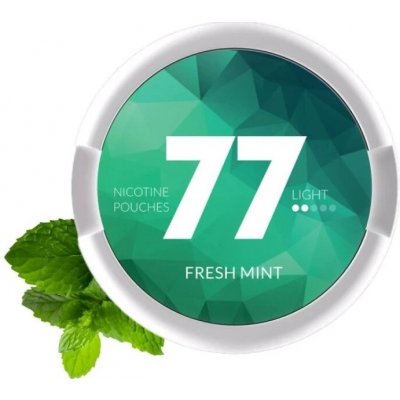 77 Pouches Fresh Mint 10 mg 20 sáčků – Zboží Mobilmania