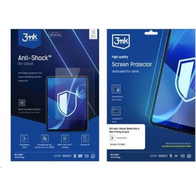 3mk All Safe AIO fólie Anti Shock Tablet Full Wet Fitting 5 ks 5903108488556 – Zboží Živě