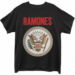 Ramones tričko Full Colour Seal Black