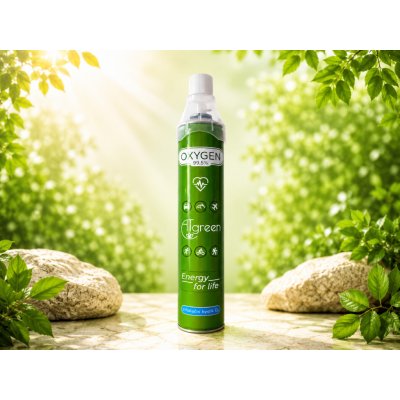 ATgreen Inhalační Kyslík O2 99,5 % - Klasik S maskou – Hledejceny.cz