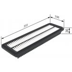Vzduchový filtr BOSCH F 026 400 455 – Hledejceny.cz