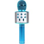 Karaoke Bluetooth reproduktor 5W 2x bezdrátový mikrofon růžový – Zbozi.Blesk.cz