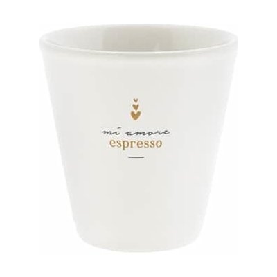 Bastion Collections Porcelánový šálek na espresso Mi Amore Espresso bílá barva porcelán 50 ml – Zboží Mobilmania