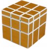 Hra a hlavolam Shengshou Zrcadlová kostka 3 x 3 x 3 Zlatá Mirror Cube bílý podklad