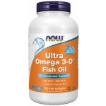 Now Foods Ultra Omega-3 Rybí olej 500 EPA + 250 DHA x 180 softgel kapslí – Zbozi.Blesk.cz