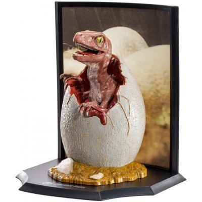 Noble Collection Jurassic Park Statue Raptor Egg Life Finds A Way 12 cm
