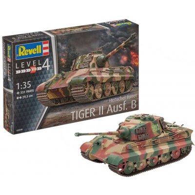 Revell Pz.Kpfw.VI Ausf.B Tiger II Königstiger věž Henschel Plastic ModelKit tank 03249 1:35 – Zboží Dáma