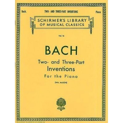 J.S. Bach Two And Three-Part Inventions W. Mason noty na sólo klavír – Hledejceny.cz