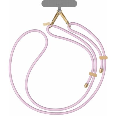 UNIQ COEHL Laurel univerzální šňůrka na mobilní telefon, Misty mauve – Zboží Živě