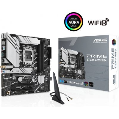 Asus PRIME B760M-A WIFI D4 90MB1CX0-M0EAY0 – Zboží Živě