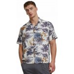 Urban Classics pánská letní plážová košile z lehké viskózy blueleaves – Sleviste.cz