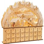 Small Foot Krásný adventní kalendář lyžaři – Zboží Dáma