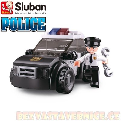 Sluban B0638D Policie Hlídkový vůz – Zboží Dáma