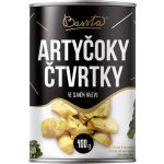 Bassta artyčoky čtvrtky ve slaném nálevu 400 g – Sleviste.cz