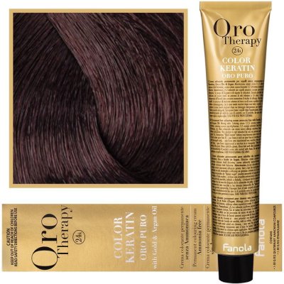 Fanola Oro Puro barva na vlasy 4.5 100 ml – Zboží Mobilmania