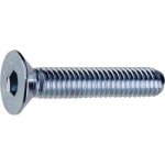 Metrický šroub zapuštěná hlava M4x20 Imbus, pevnost 10,9, zinek bílý, 25ks – Hledejceny.cz