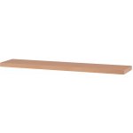 Autronic Polička nástěnná 120 cm, MDF, 3D dekor přírodní buk P-002 BUK