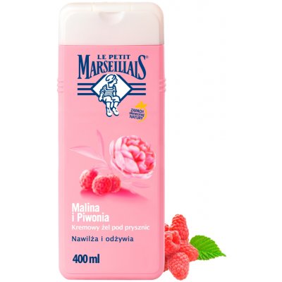 Le Petit Marseillais Raspberry&Peony krémový sprchový gel 400 ml – Zboží Dáma