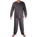 Karel 3F-785-27 pánské pyžamo dlouhé froté tm.šedé – Zboží Dáma Karel 3F-785-27 pánské pyžamo dlouhé froté tm.šedé – Zboží Dáma