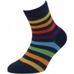 Dětské ponožky pruhované 90% bavlna Klasik různé barvy – Zboží Mobilmania