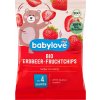 Dětský snack babylove bio sušené jahodové plátky 12 g