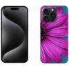 Pouzdro a kryt na mobilní telefon Apple mmCase Gelové iPhone 15 Pro Max - fialová kopretina