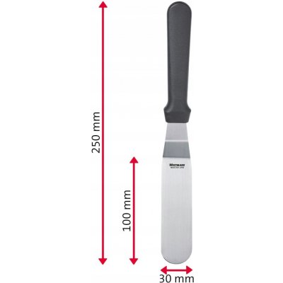 Westmark Roztírací nůž nerez zahnutý 25 cm – Zboží Dáma
